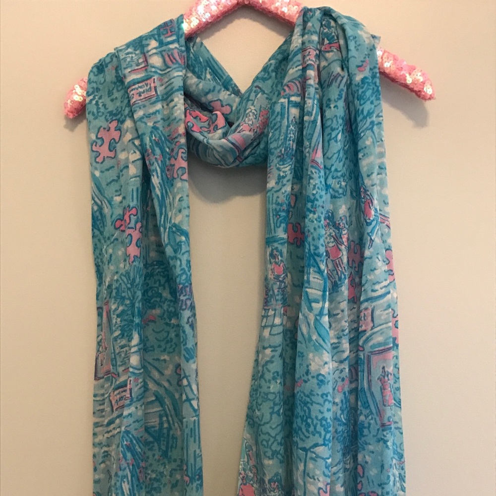 Lilly Pulitzer Murfee Winston’s Wish Autism Scarf